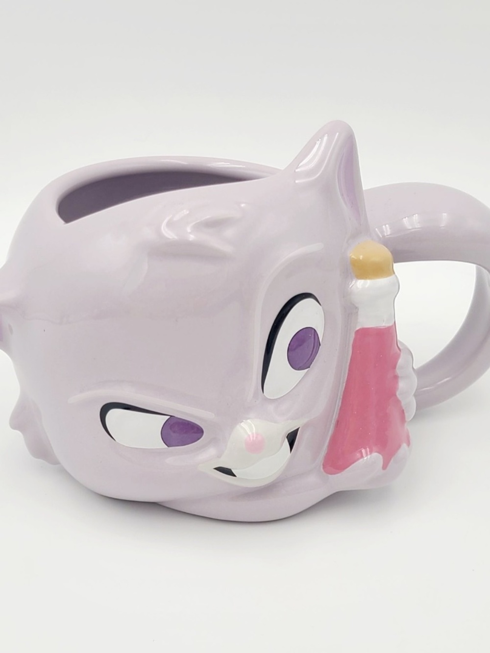 2026 Disney Park YZMA as Cat Sculptured Purple Mug The Emperor's New Groove NEW - Picture 1 of 3